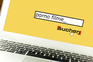 Computer, Suchmaschine und Porno Filme