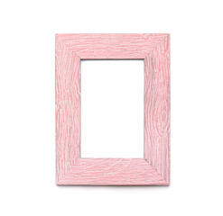 Blank photo frame on white background