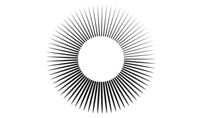 Radial speed Lines in Spiral Form for comic books . fireworks Explosion background . Vector Illustration . Starburst
 round Logo . Circular Design element . Abstract Geometric star rays . Sunburst .