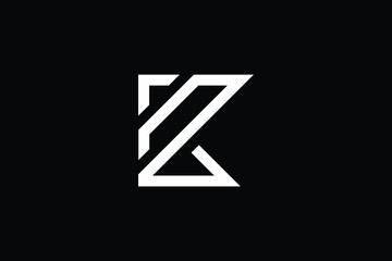 K logo letter design on luxury background. KK logo monogram initials letter concept. K icon logo design. KK elegant and Professional letter icon design on black background. K KK