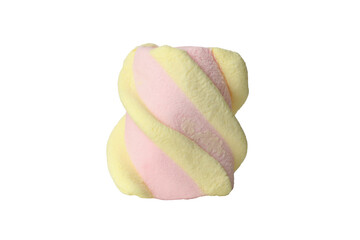 Fototapeta na wymiar Delicious sweet marshmallow isolated on white background
