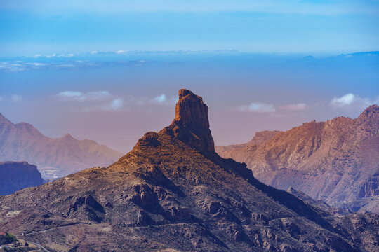 View to a rock, Canaries, Spain