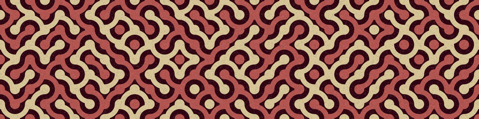 Abstract Geometric Pattern generative computational art illustration