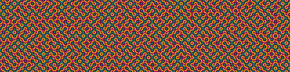 Abstract Geometric Pattern generative computational art illustration