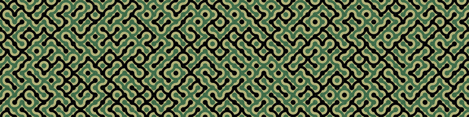 Abstract Geometric Pattern generative computational art illustration
