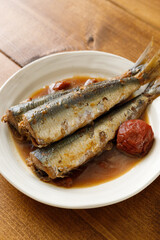 イワシの梅干し煮