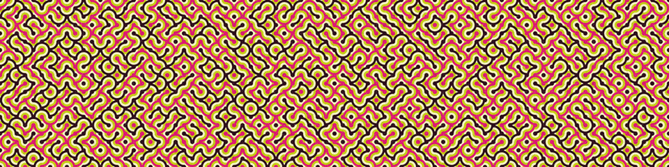 Abstract Geometric Pattern generative computational art illustration