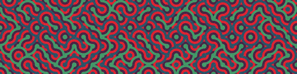 Abstract Geometric Pattern generative computational art illustration