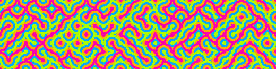 Abstract Geometric Pattern generative computational art illustration