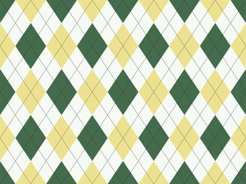 Argyle pattern seamless. Fabric texture background. Classic argill vector ornament