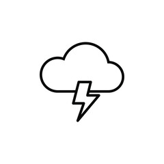 Storm cloud icon