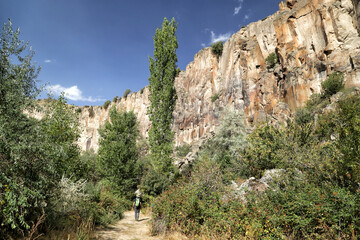 Ihlara is a valley of the Melendiz River in a rocky gorge in the Cappadocia region of Turkey.