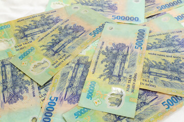 Vietnamese money Dong