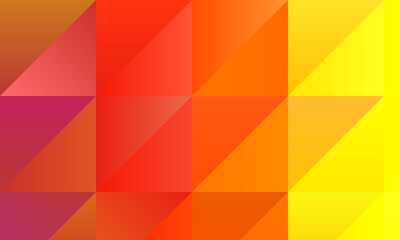 Creative Orange and yellow polygonal background, digitally created