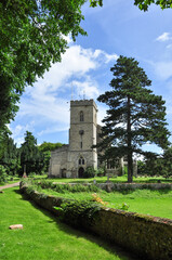 Fototapeta na wymiar St Peter's Church, Moulton, Suffolk, England, UK