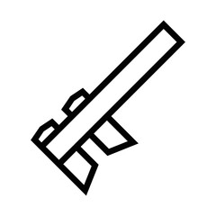 Caliper line icon, sigmat sign, outline vector, colorful linear pictogram isolated on white.Symbol, logo illustration