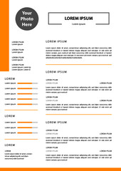 Ready to print CV Model Template 