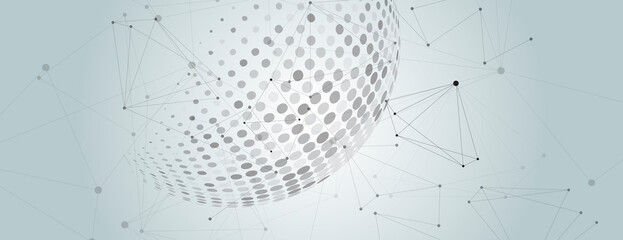 Grunge abstract halftone pattern. Technology modern design. Label design element vector illustration. Dark abstract background