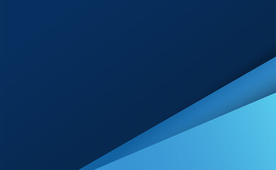 Abstract blue triangle paper modern overlay subtle background vector illustration.