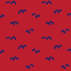 Red Brush Strokes Seamless Pattern Background