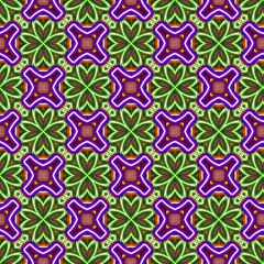 colorful symmetrical repeating patterns for textiles, ceramic tiles, wallpapers and designs. seamless image.