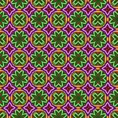 colorful symmetrical repeating patterns for textiles, ceramic tiles, wallpapers and designs. seamless image.