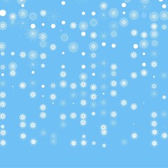 christmas background with snowflakes