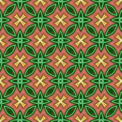 colorful symmetrical repeating patterns for textiles, ceramic tiles, wallpapers and designs. seamless image.