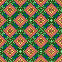 colorful symmetrical repeating patterns for textiles, ceramic tiles, wallpapers and designs. seamless image.