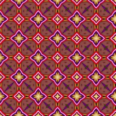 colorful symmetrical repeating patterns for textiles, ceramic tiles, wallpapers and designs. seamless image.