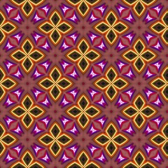 colorful symmetrical repeating patterns for textiles, ceramic tiles, wallpapers and designs. seamless image.