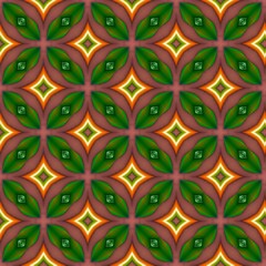 colorful symmetrical repeating patterns for textiles, ceramic tiles, wallpapers and designs. seamless image.
