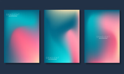Abstract blurred gradient background. Vector illustration