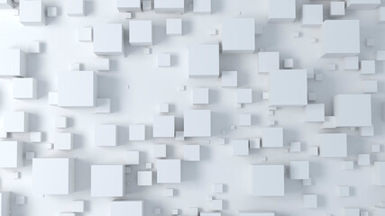 3d cubes abstract digital wallper background	
