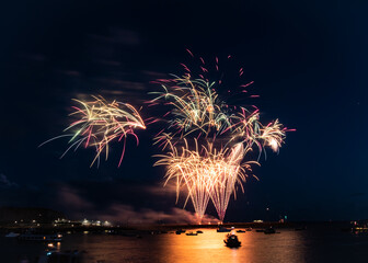 Firework Display Over Plymouth Harbour - British Firework Championships 2018 ( 'Smart Pyrotechnics' )