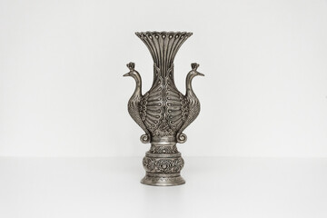 Tibetan silver vase