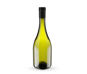 Wine and Glass Bottle Mockup