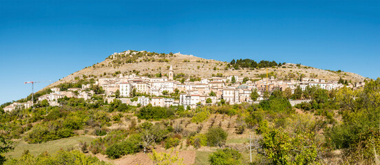 Obraz premium historical village, Calascio, Abruzzo, Italy