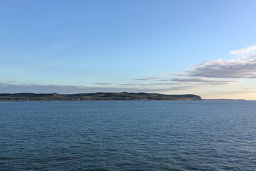 land seen from a ferry