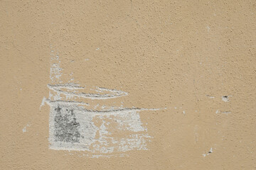 Brick wall with a part of cracked stone wall, space for background and text