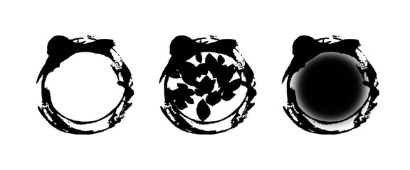 Vektor Grafik Splash Black auf weißen Hintergrund 