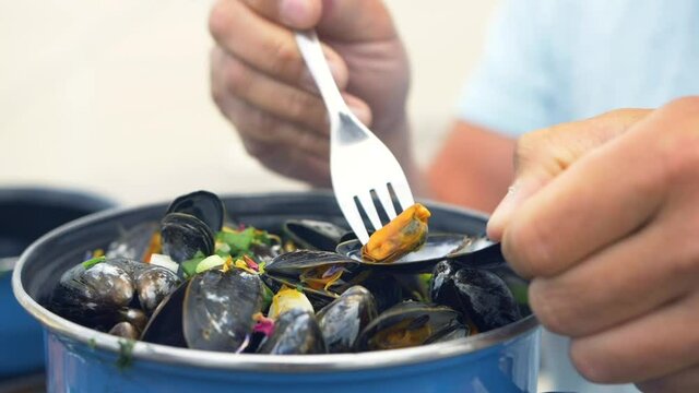 D&eacute;gustation de moules marini&egrave;res, Dunkerque, Hauts-de-France
