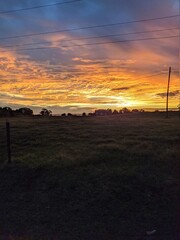 rural sunset