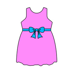 Baby Girl Dress Icon