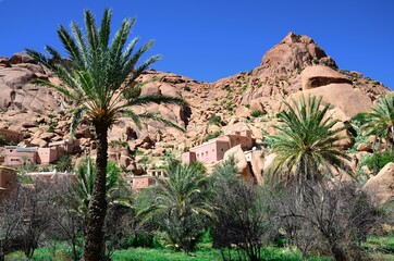 Maison dans la montagne au Maroc