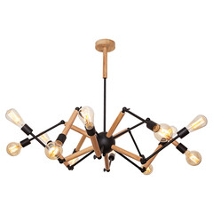 Chandelier in vintage style isolated on white background