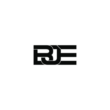 bje letter original monogram logo design