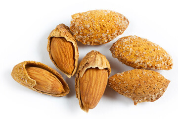 roasted, shelled and salted almonds