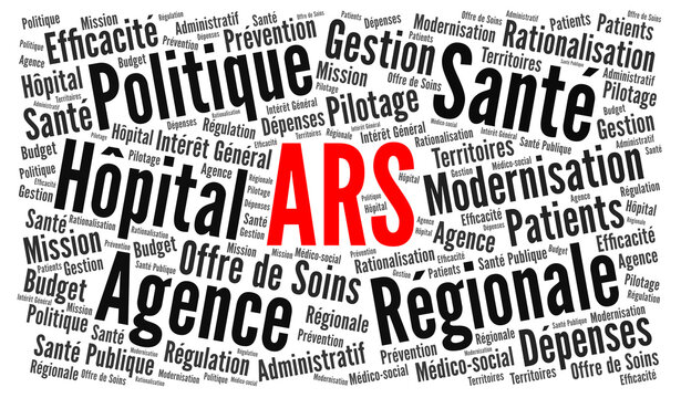 Ars, agence régionale de santé nuage de mots