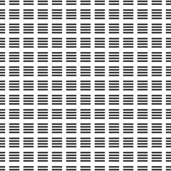 Abstract dashed squares simple minimal seamless pattern, vector repeat background.
